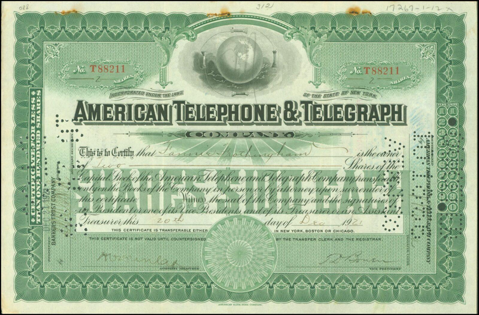 Фото American Telephone and Telegraph