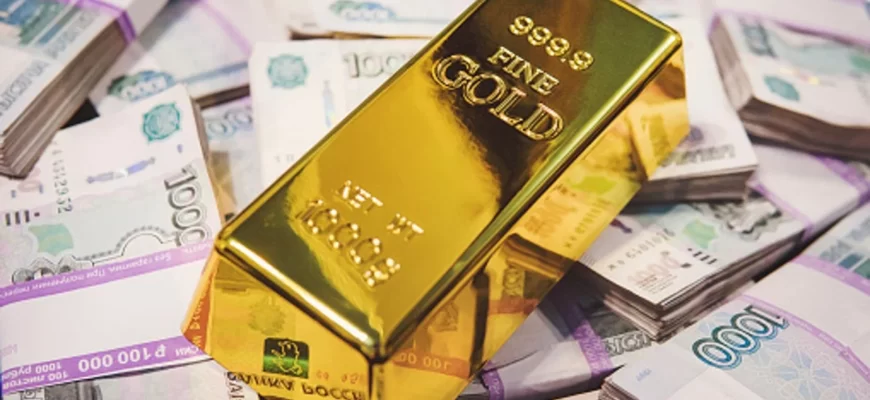 Продажа золотых слитков в России увеличились
