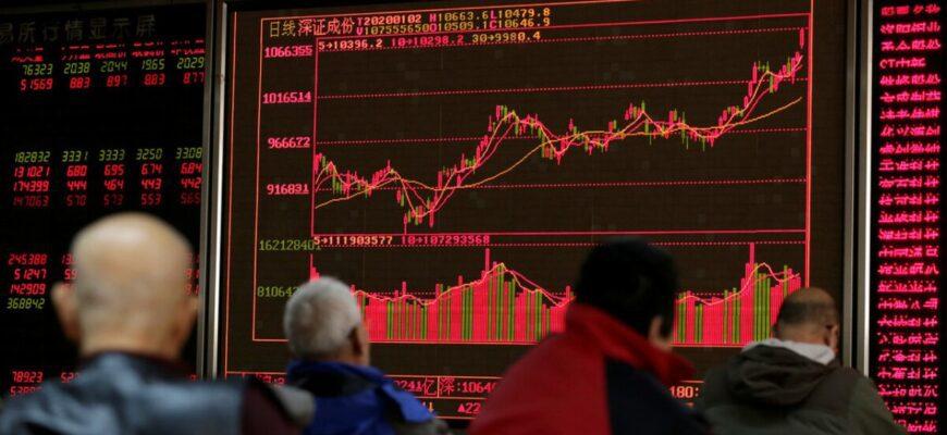 Активы на китайских биржах устремились вверх
